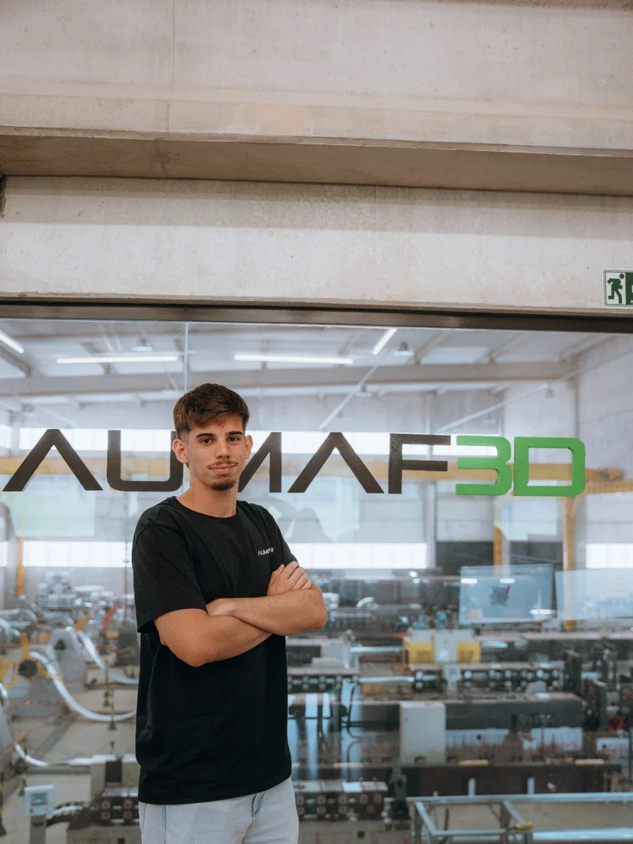 Foto de Felipe Gonsales — Estagiário de Impressão 3D na AUMAF 3D