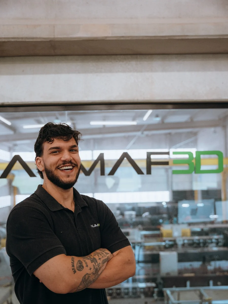 Foto de Tiago Frasson — Técnico em Impressão 3D na AUMAF 3D